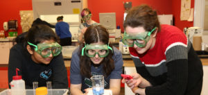 Students conducting more experiments
