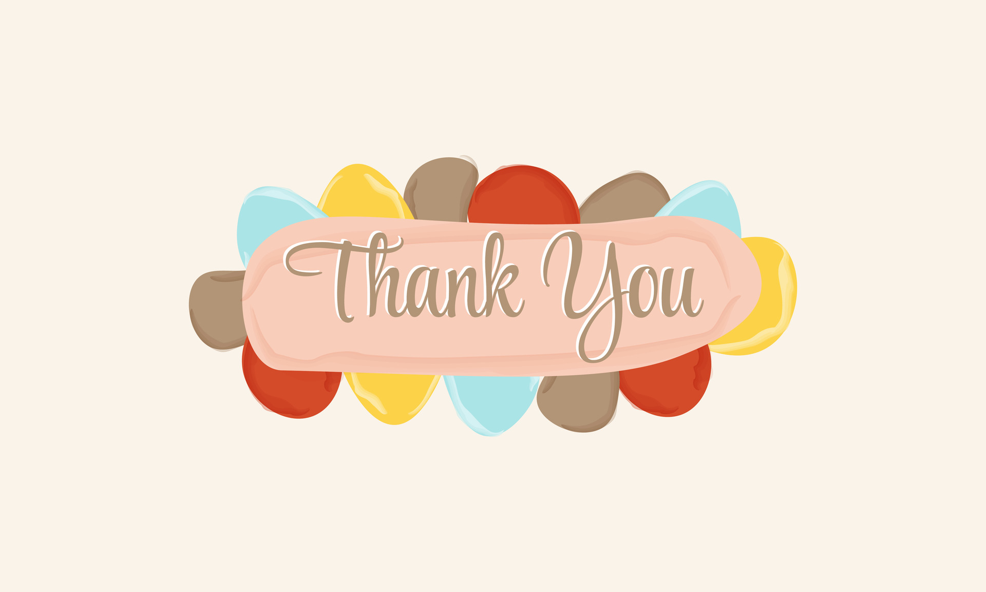 thank you typography