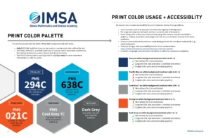 IMSA Print Color Palette Guide